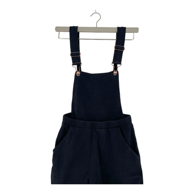Kaiko sweat dungarees, black | woman S