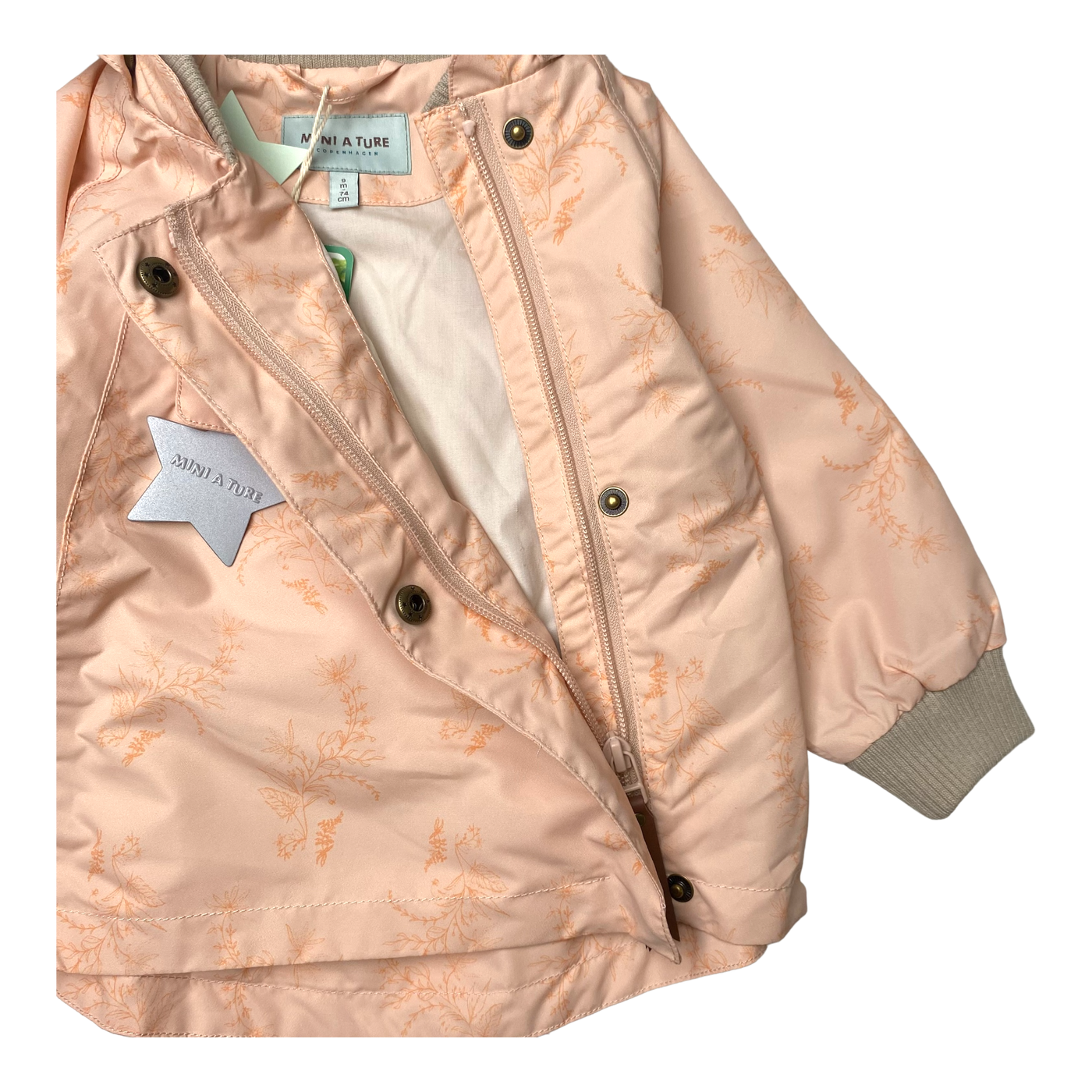 Mini A Ture matwai spring anorak, spanish billa rose | 74cm