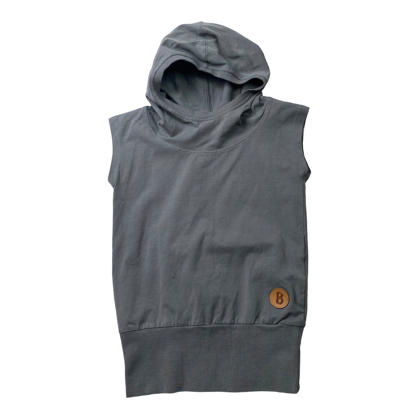 Blaa hooded shirt, grey | 98/104cm