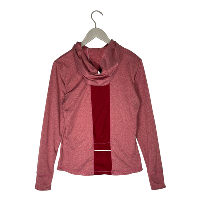 Halti running hoodie, melange red | woman L