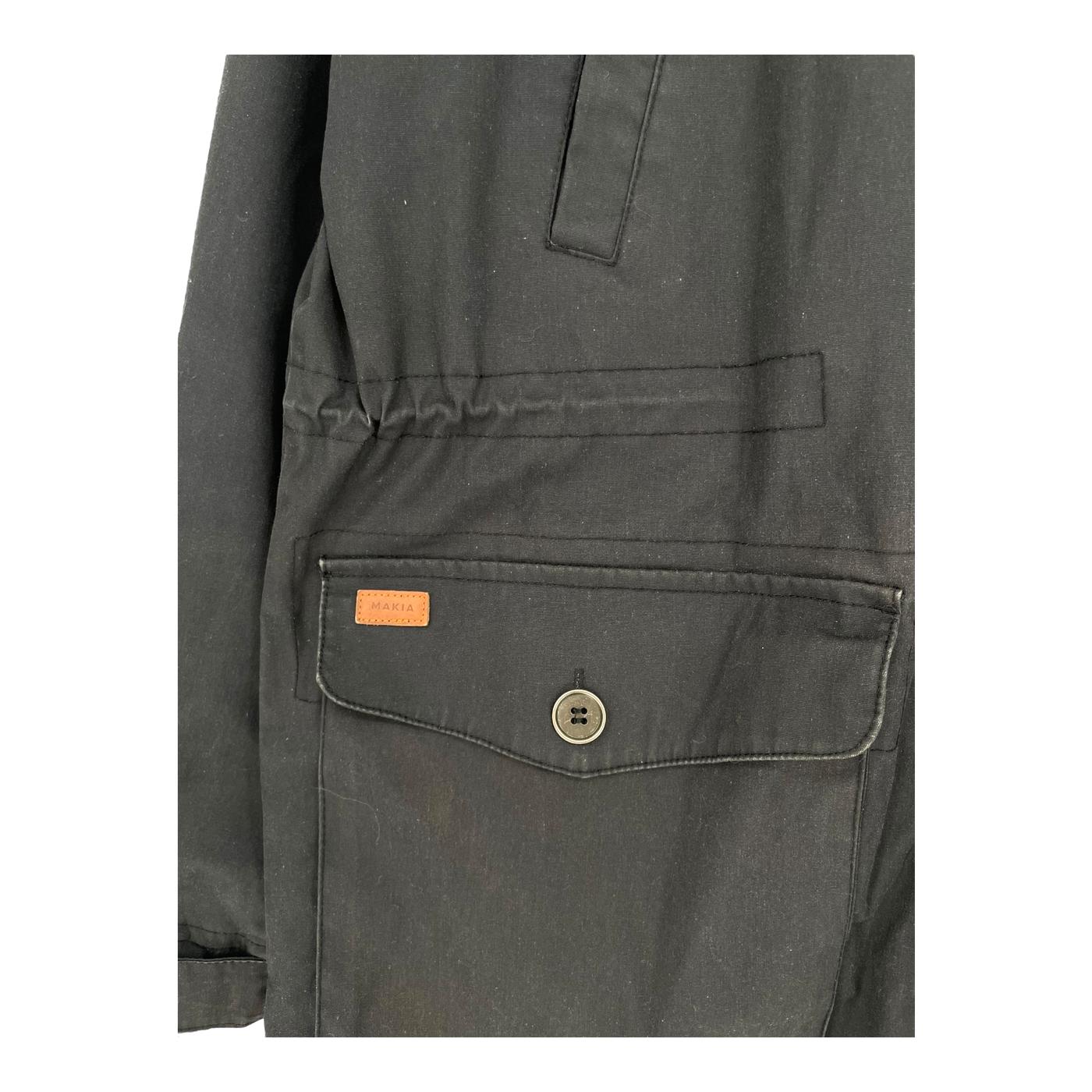 Makia fishtail parka jacket, black | man M