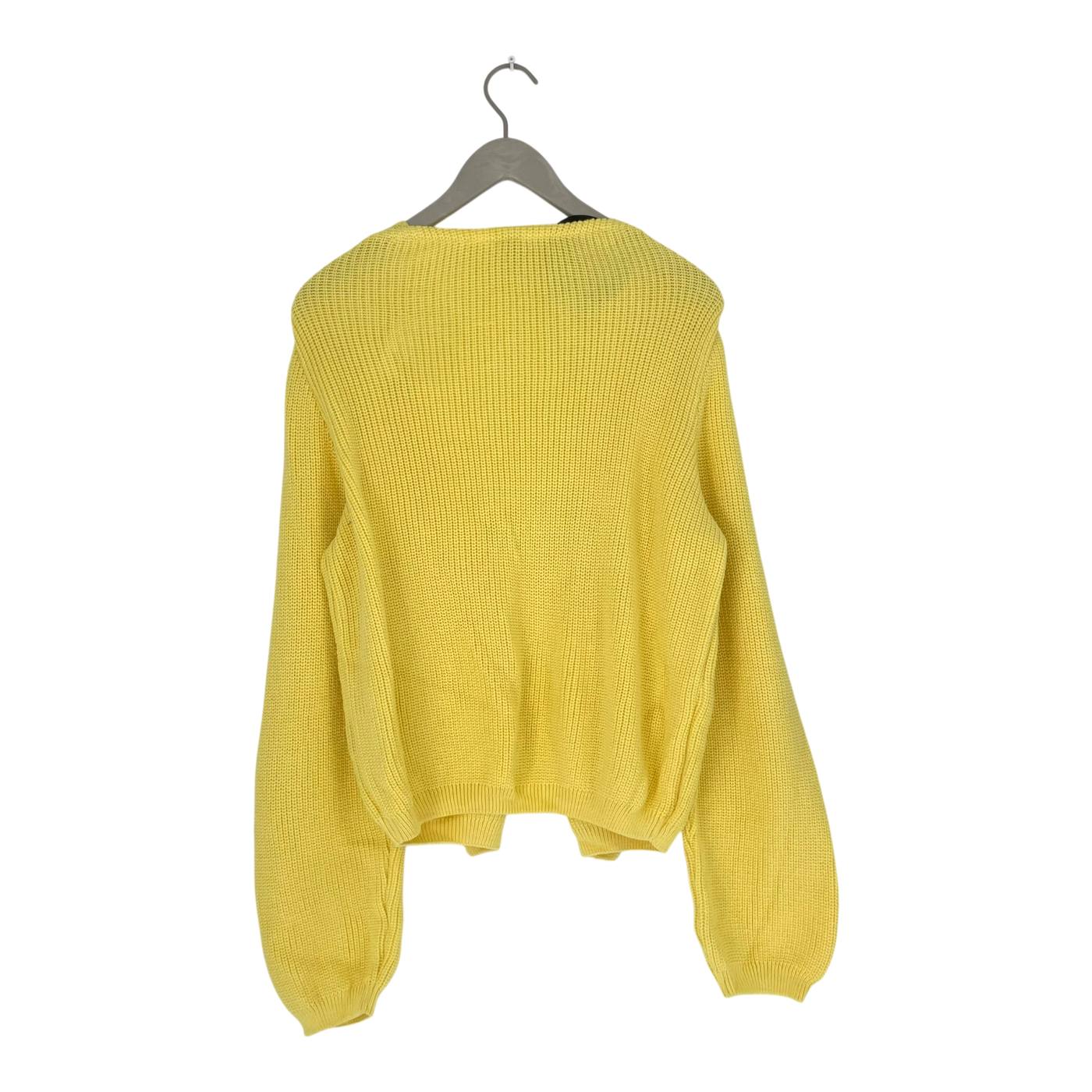 Ommellinen knitted cardigan, lemon | woman M/L
