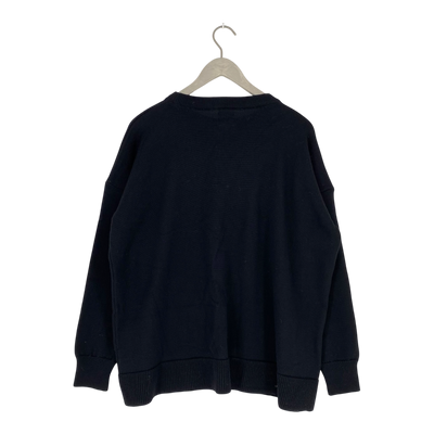Aarre merino sweater, black | woman XL
