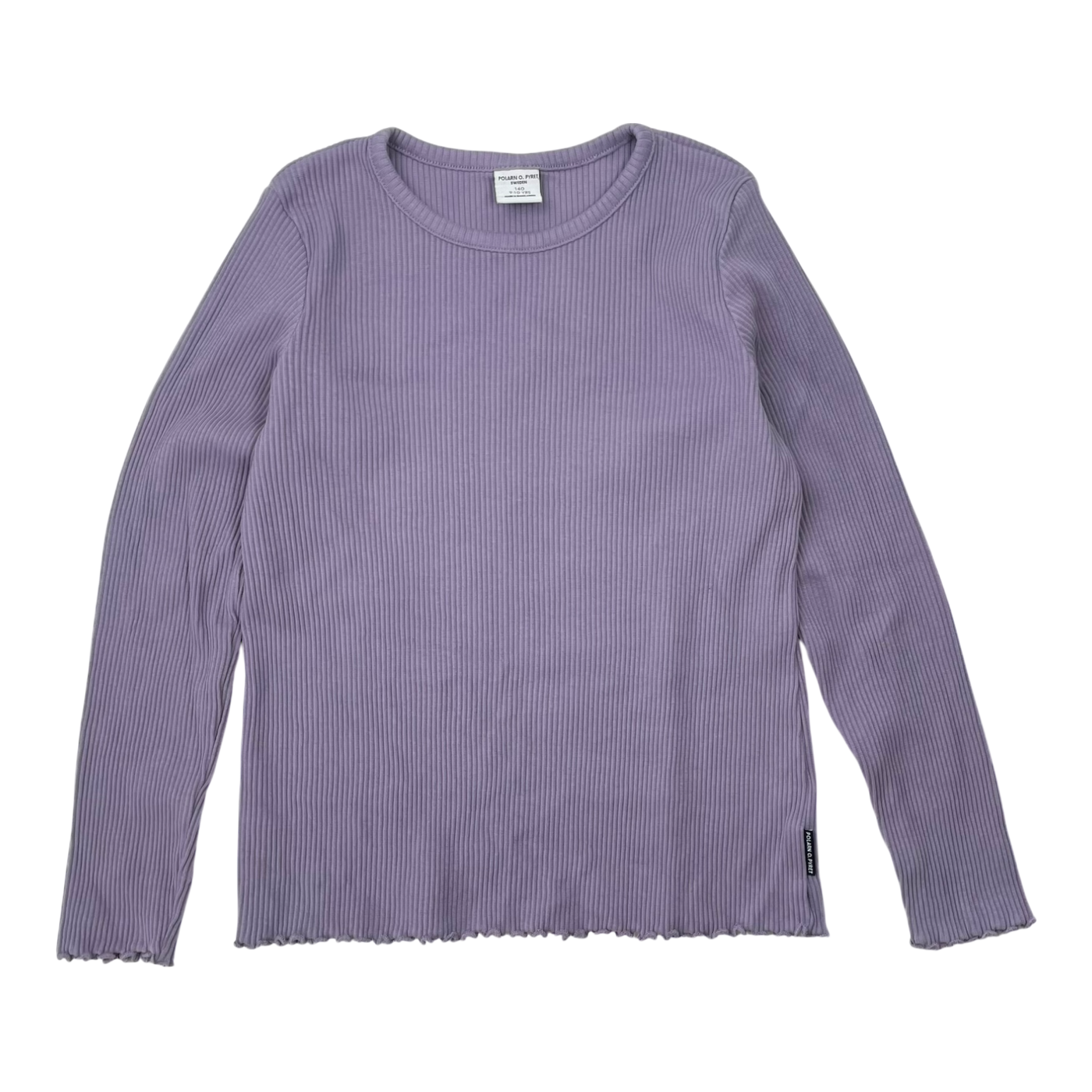 Polarn O. Pyret rib shirt, lilac | 140cm