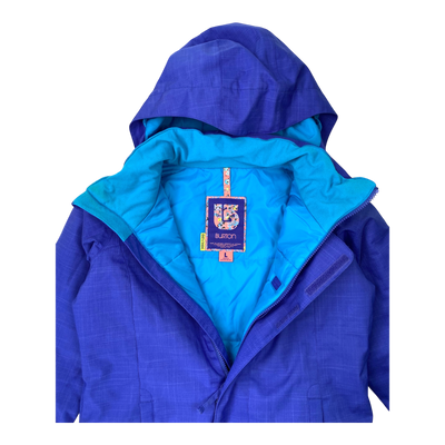 Burton ski jacket, blue | 152cm