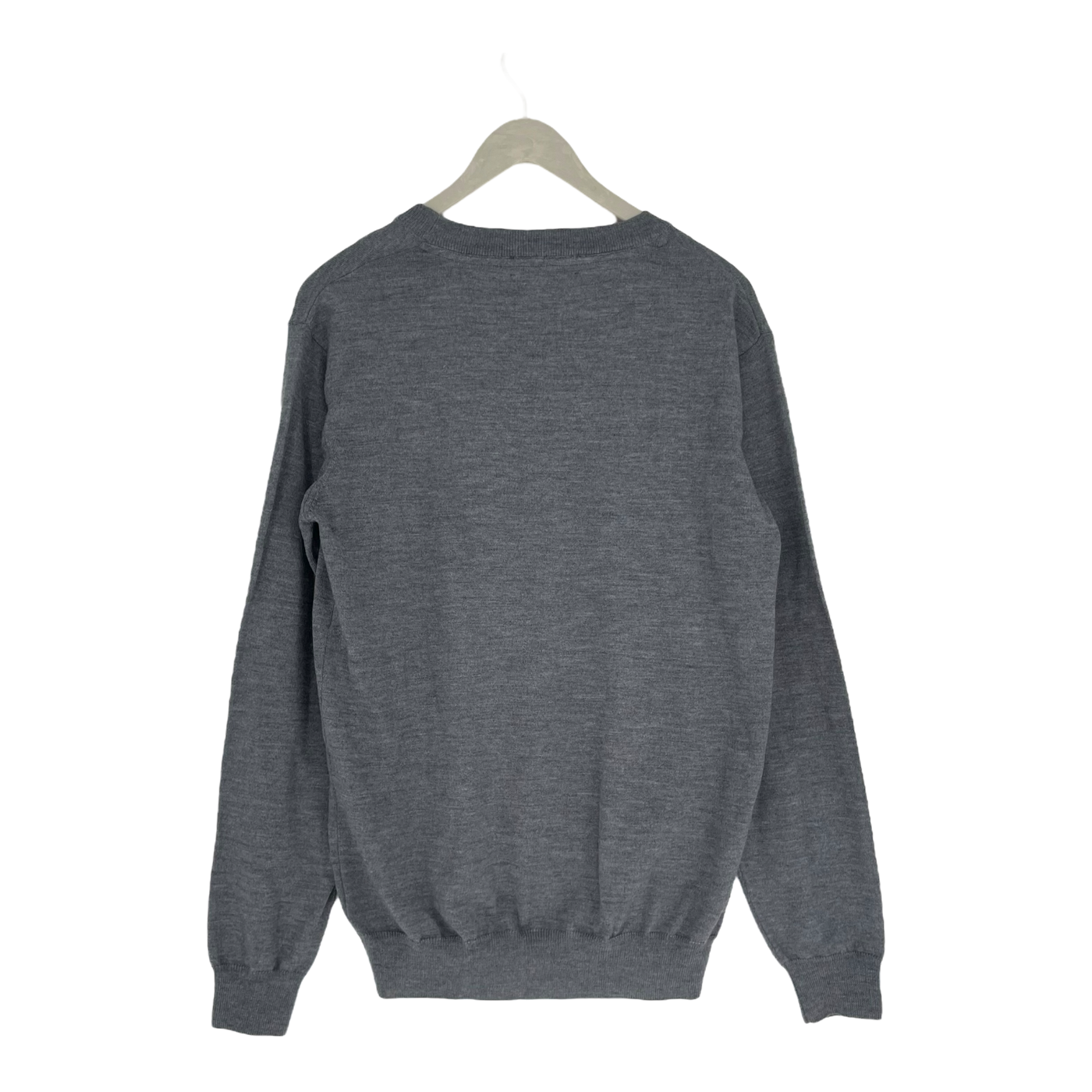 Makia merino knit sweater, grey | man L