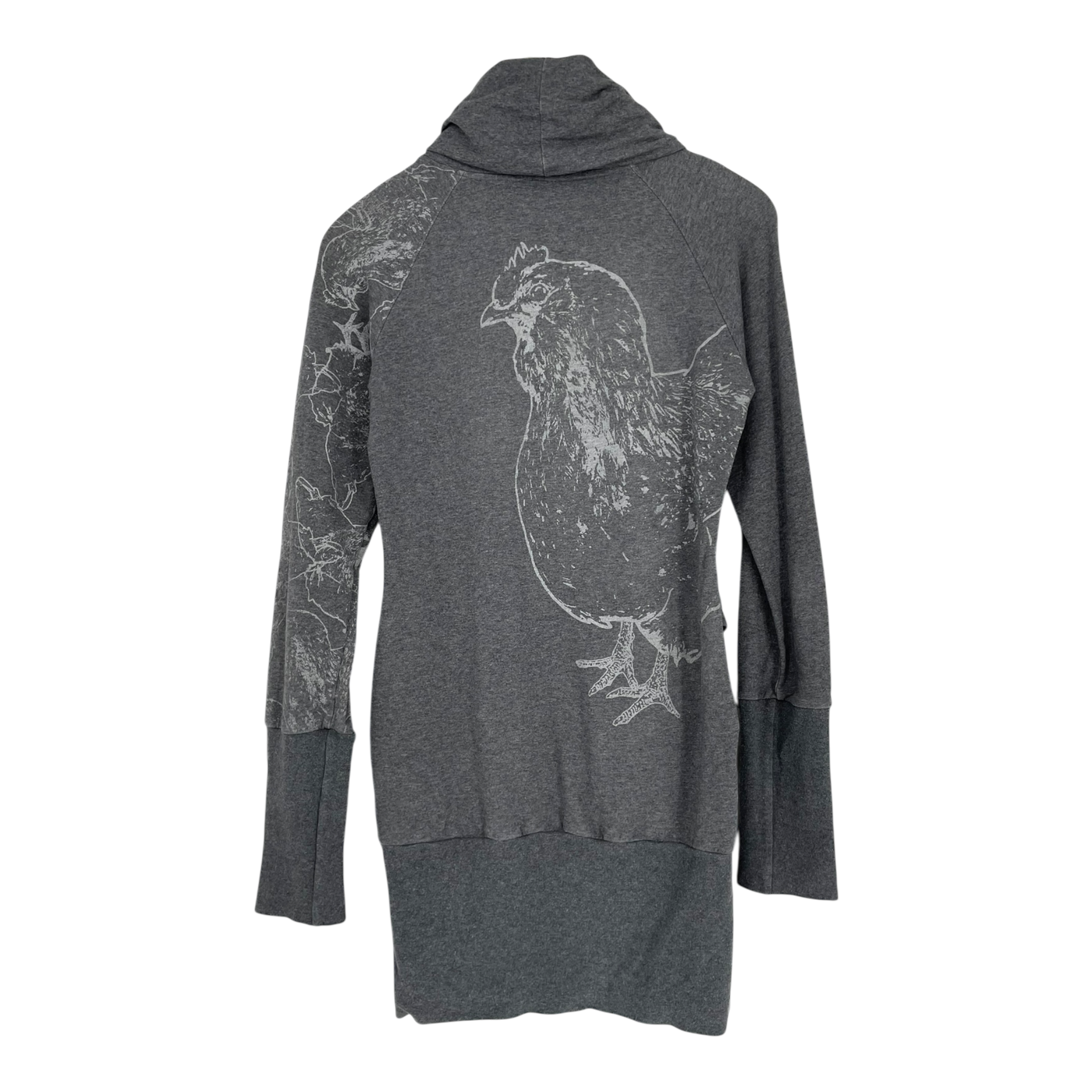 Ommellinen hooded tunic, grey | woman M