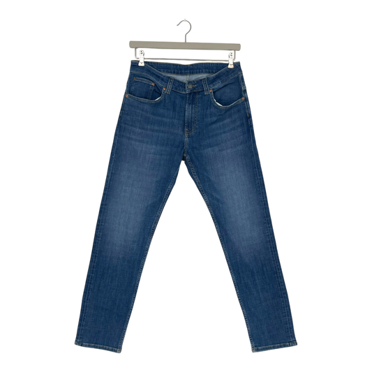 Mud Jeans Rick mid slim jeans, authentic indigo | man 32/32