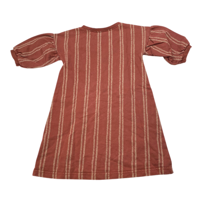 Mainio sweat dress, rust | 98/104cm