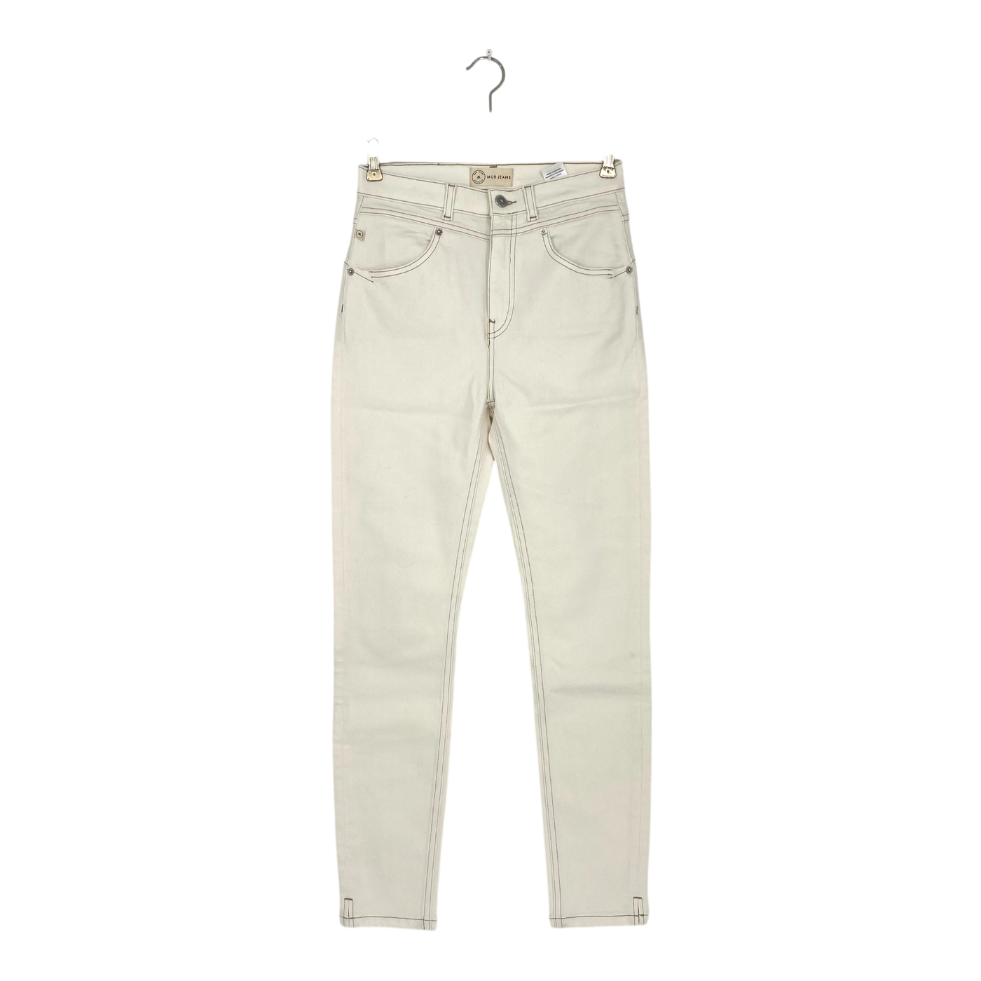 Mud Jeans skinny sandy jeans, ivory | woman 26/28