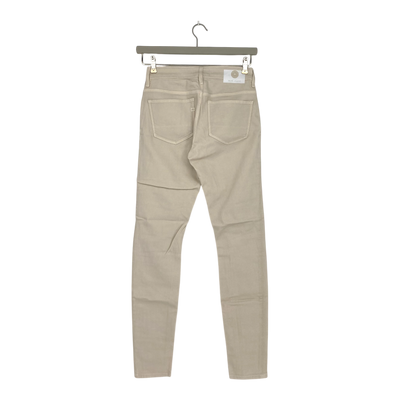 Mud Jeans slim skyler jeans, chalk | woman 27/32