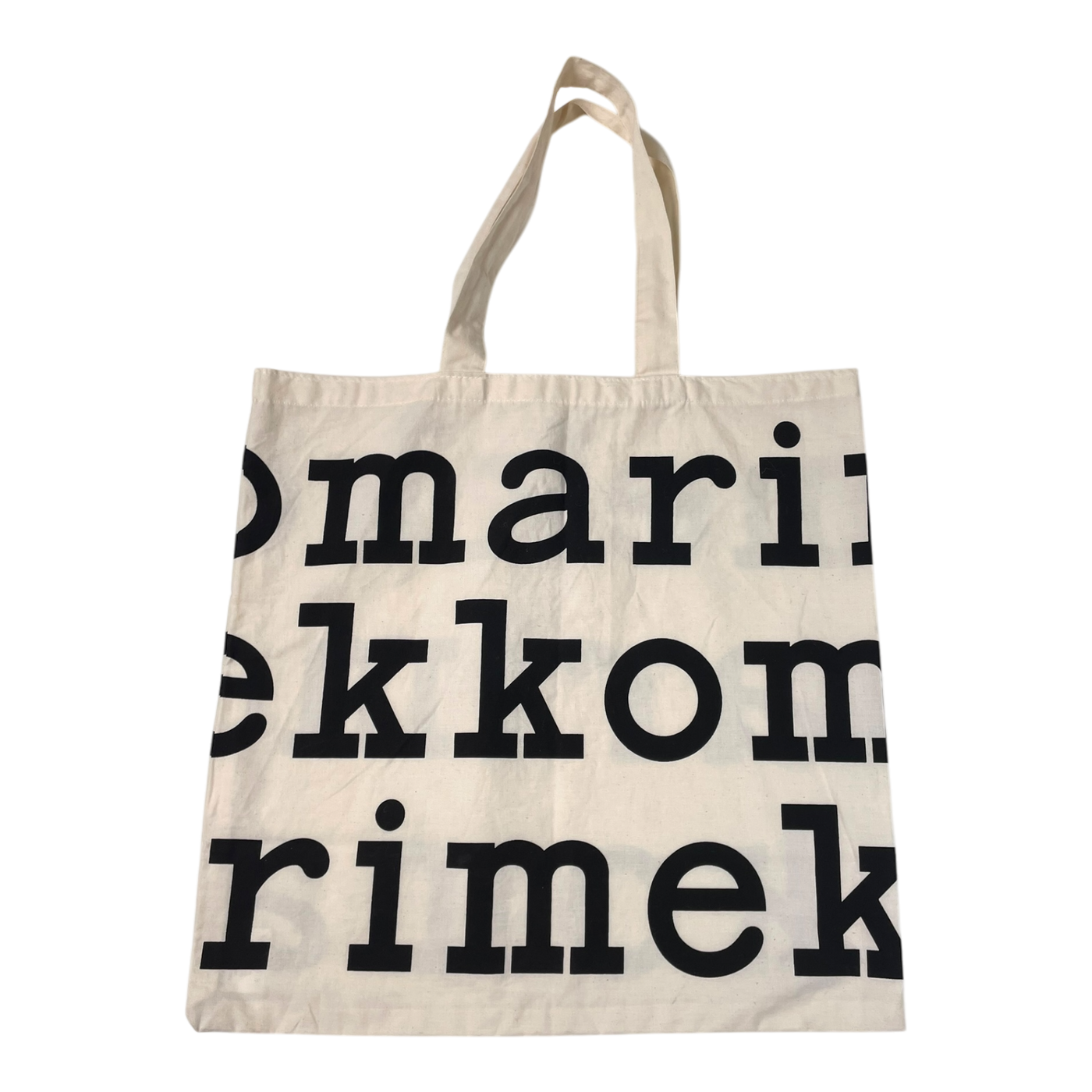 Marimekko logo bag, black & ivory | onesize