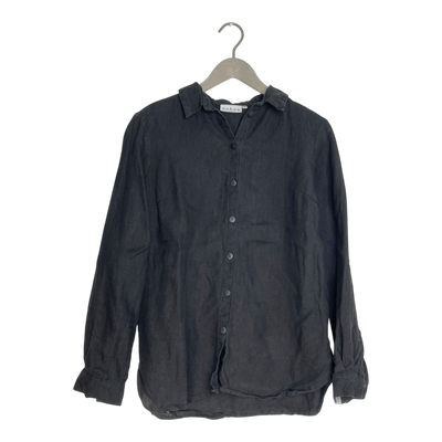 Nakoa cloe linen shirt, black | woman M