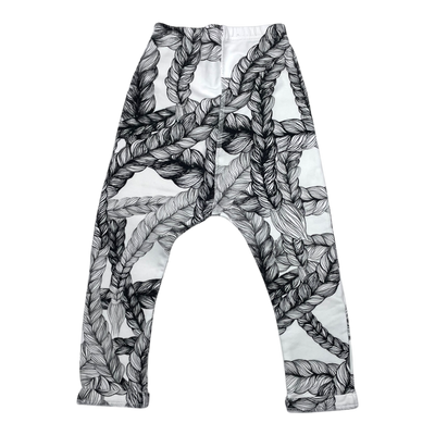 Vimma letti baggy pants, black & white | 100cm