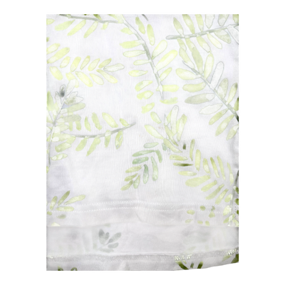 Kaiko hooded t-shirt, green leaves | 122/128cm