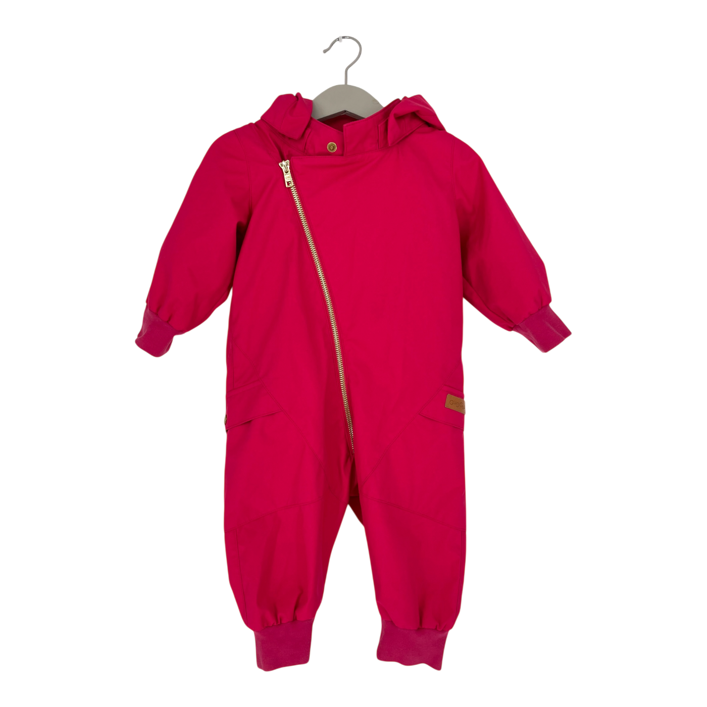 Gugguu midseason overall, deep pink | 68cm