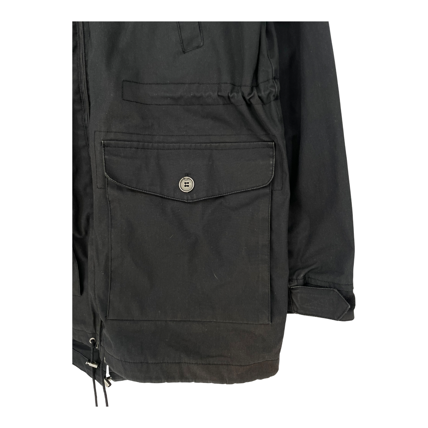 Makia fishtail parka jacket, black | man M
