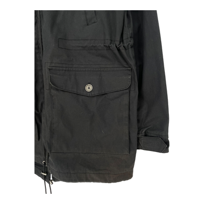 Makia fishtail parka jacket, black | man M