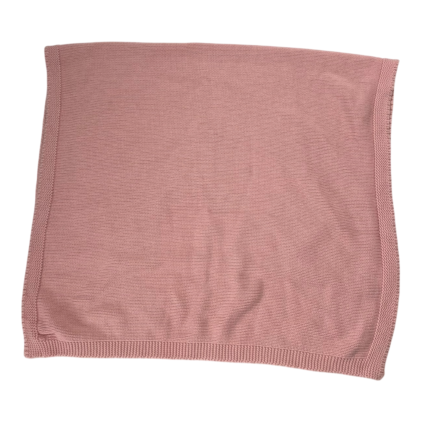 Metsola knitted baby blanket, hot pink | baby size