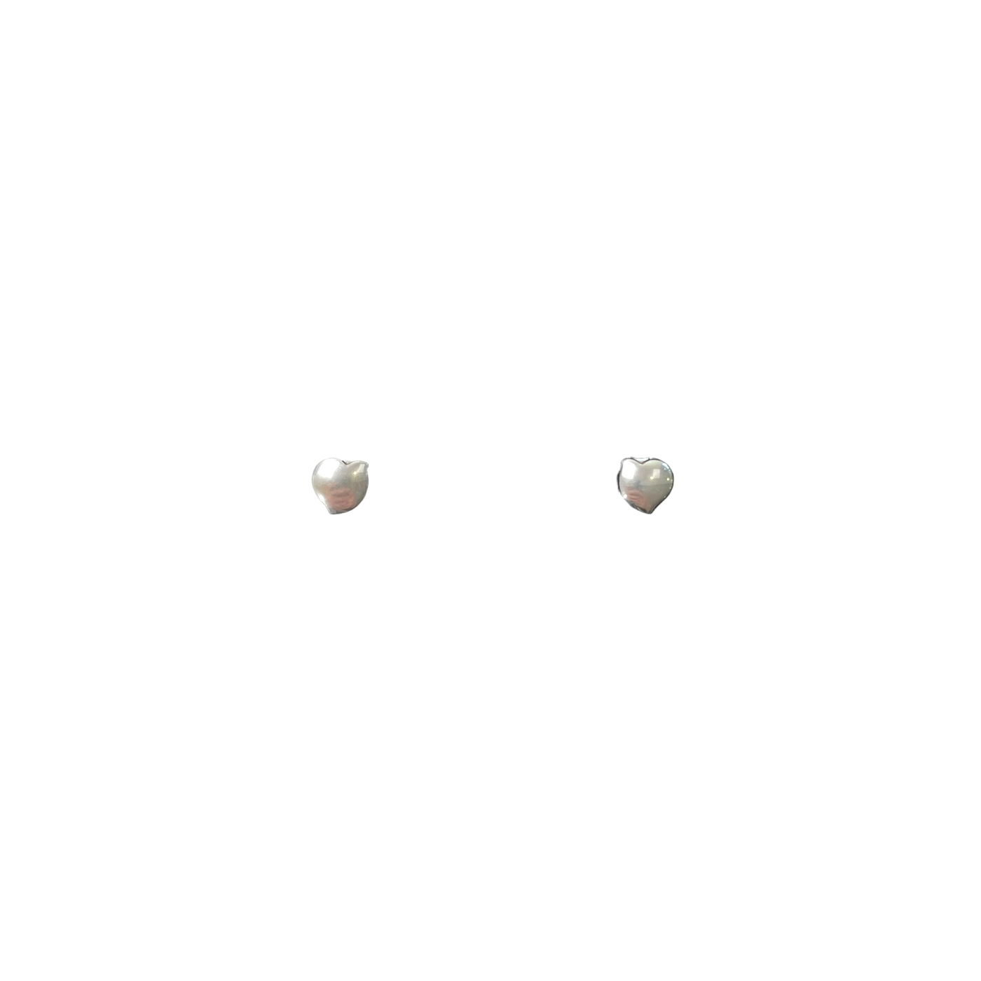 Lumoava hali stud earrings, silver