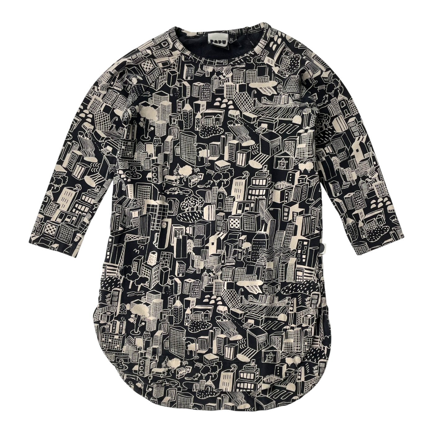 Papu tricot dress, city | 86/92cm