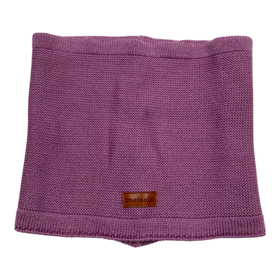 Metsola knit merino tube scarf, purple | onesize