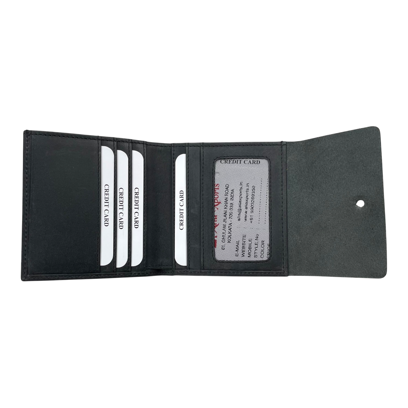 Holzrichter leather wallet, black