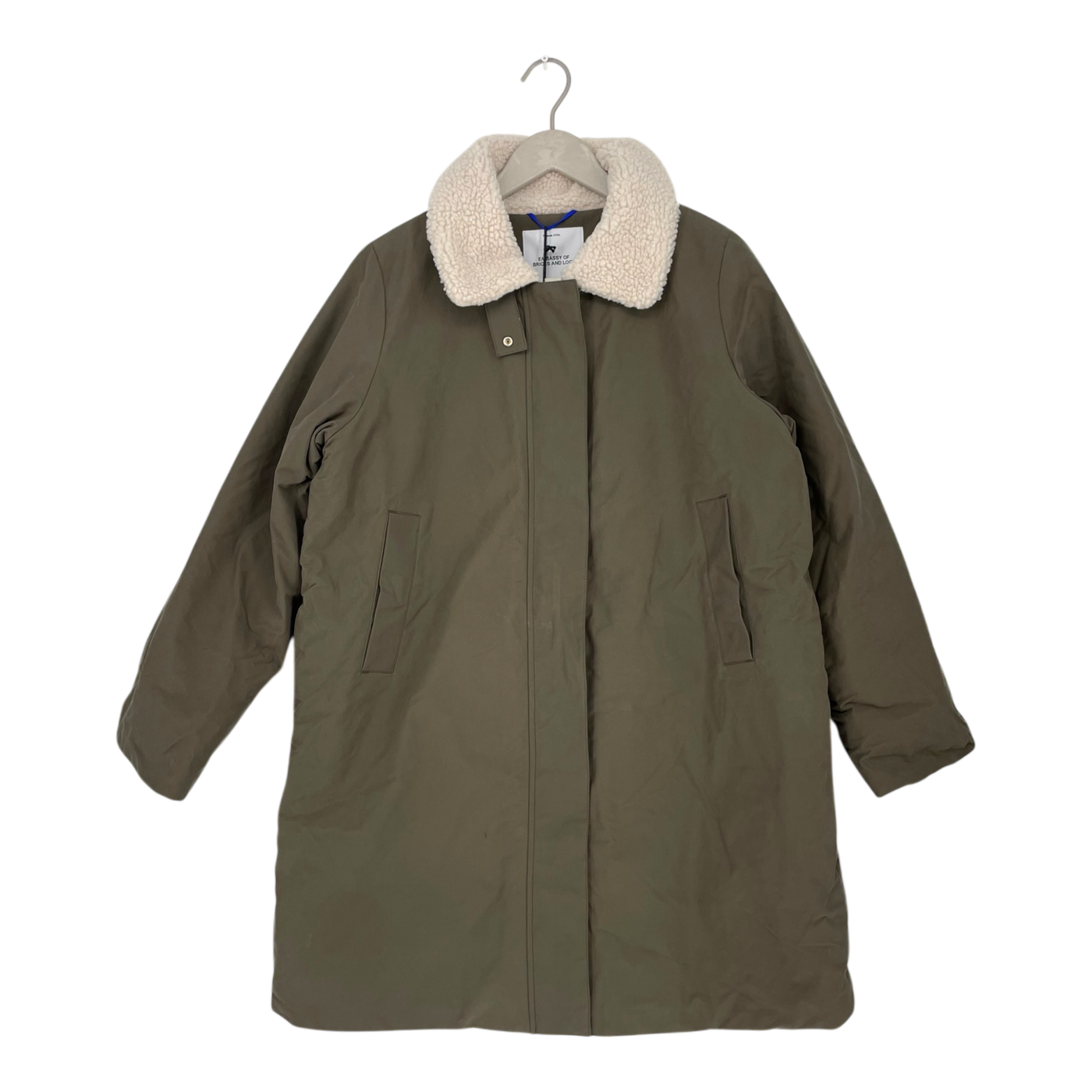 Embassy of Bricks and Logs jondal parka jacket, black olive | unisex S