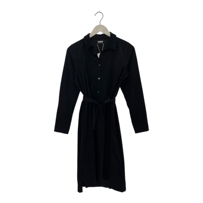 Papu corduroy shirt dress, black | woman XS