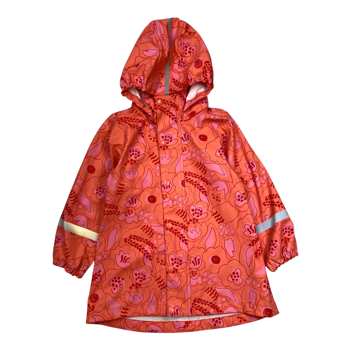 Reima vatten rain coat, flowers | 104cm