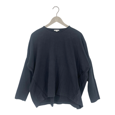 COS boxy sweatshirt, dark grey | woman M