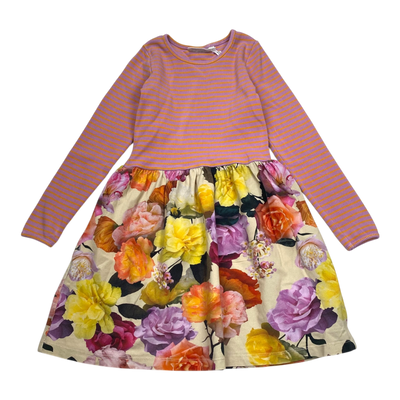 Molo woven dress, flower | 110/116cm