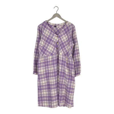 R-Collection flanel dress, lavender | woman L