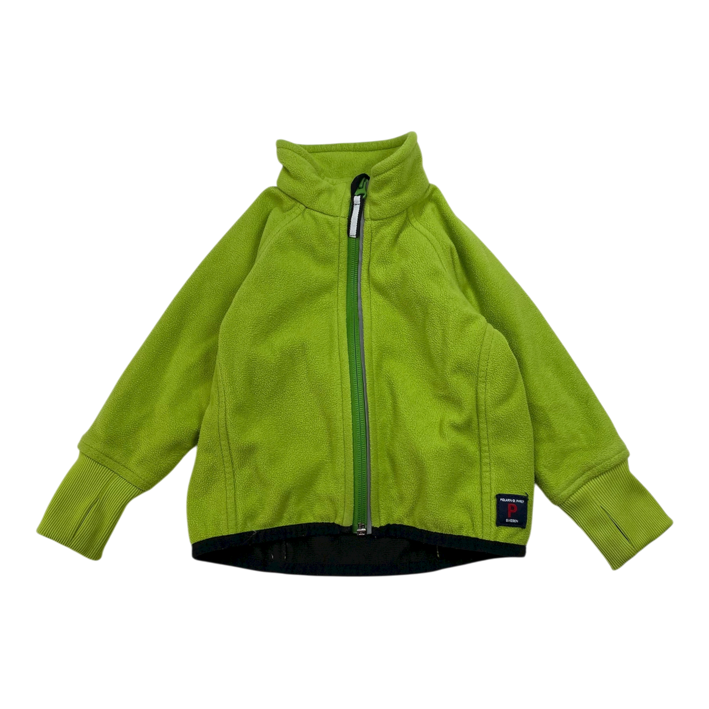 Polarn O. Pyret windfleece jacket, green | 80cm