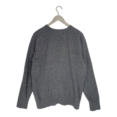 Peak performance wool sweater, grey | man XXL