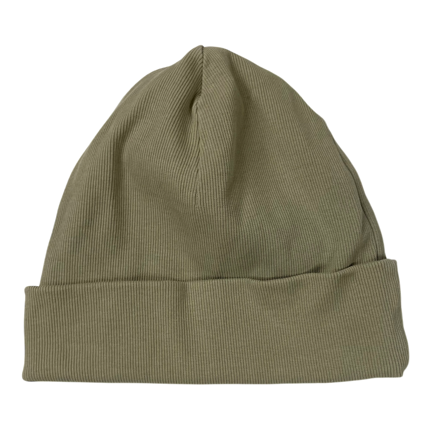 Metsola rib beanie, tea green | adult onesize