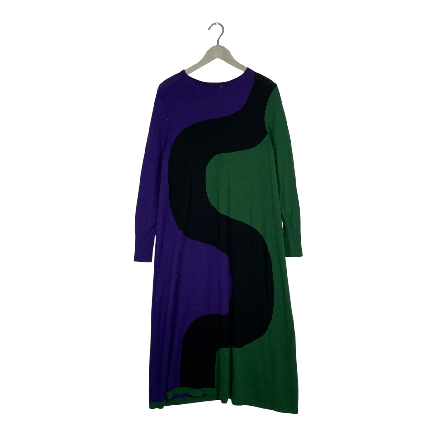 Marimekko x Uniqlo knit dress, color block | woman L