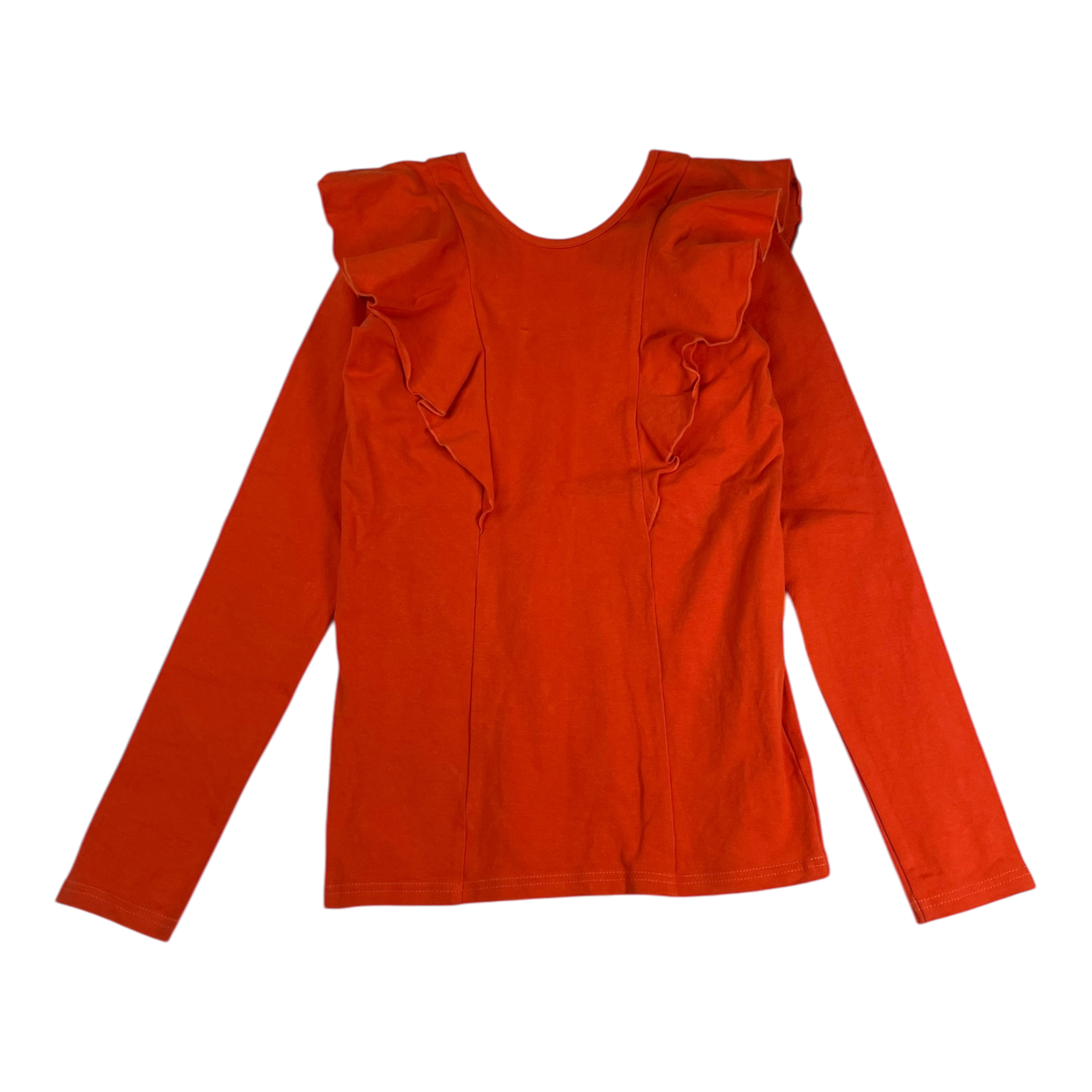 Gugguu frill shirt, flame | 146cm