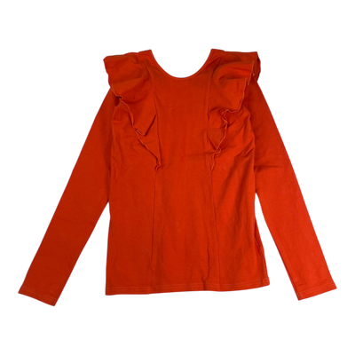 Gugguu frill shirt, flame | 146cm