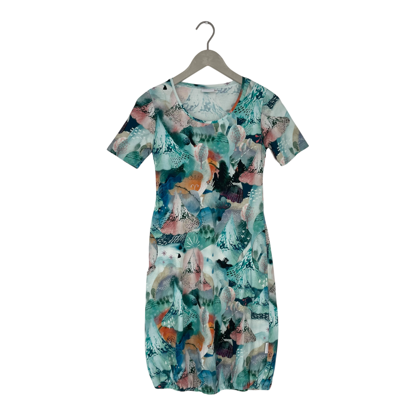 Versonpuoti t-shirt dress, forest | woman XS