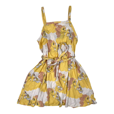 Mini Rodini sleeveless dress, unicorns | 128/134cm