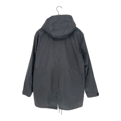 Makia fishtail parka jacket, black | man M