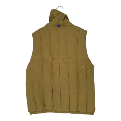 Embassy of Bricks and Logs broman puffer vest, olive | unisex L