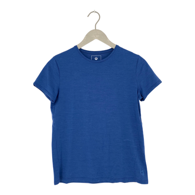 Halti merino wool t-shirt, blue | woman 38