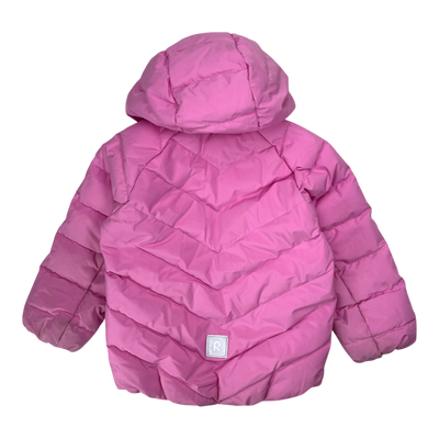 Reima kupponen down winter jacket, pink | 104cm