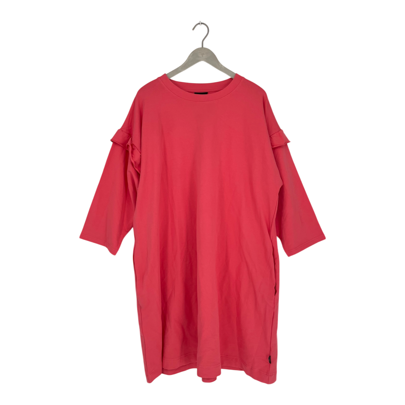 Aarre dallas sweat tunic dress, coral | woman 3XL