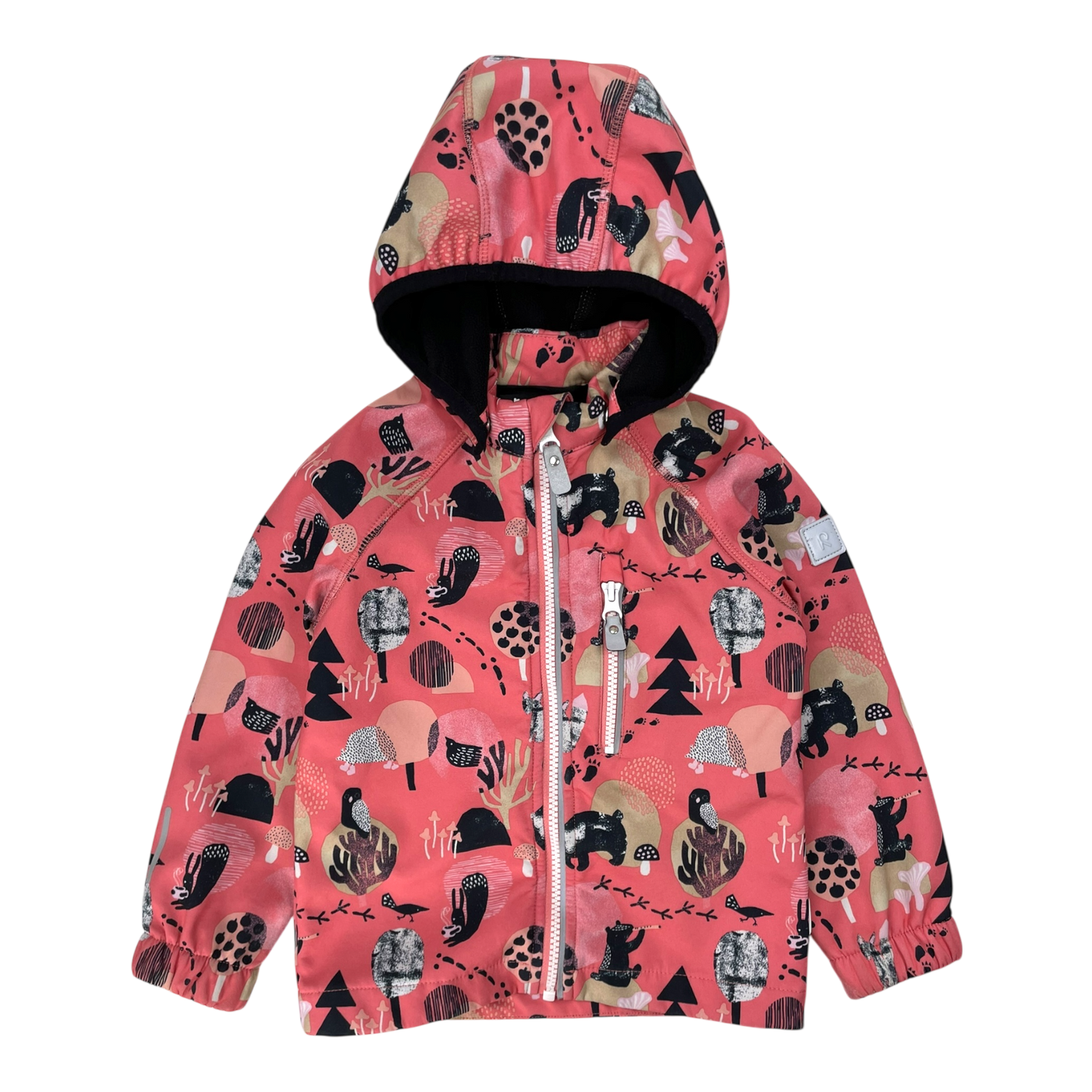 Reima vantti softshell jacket, animals | 98cm