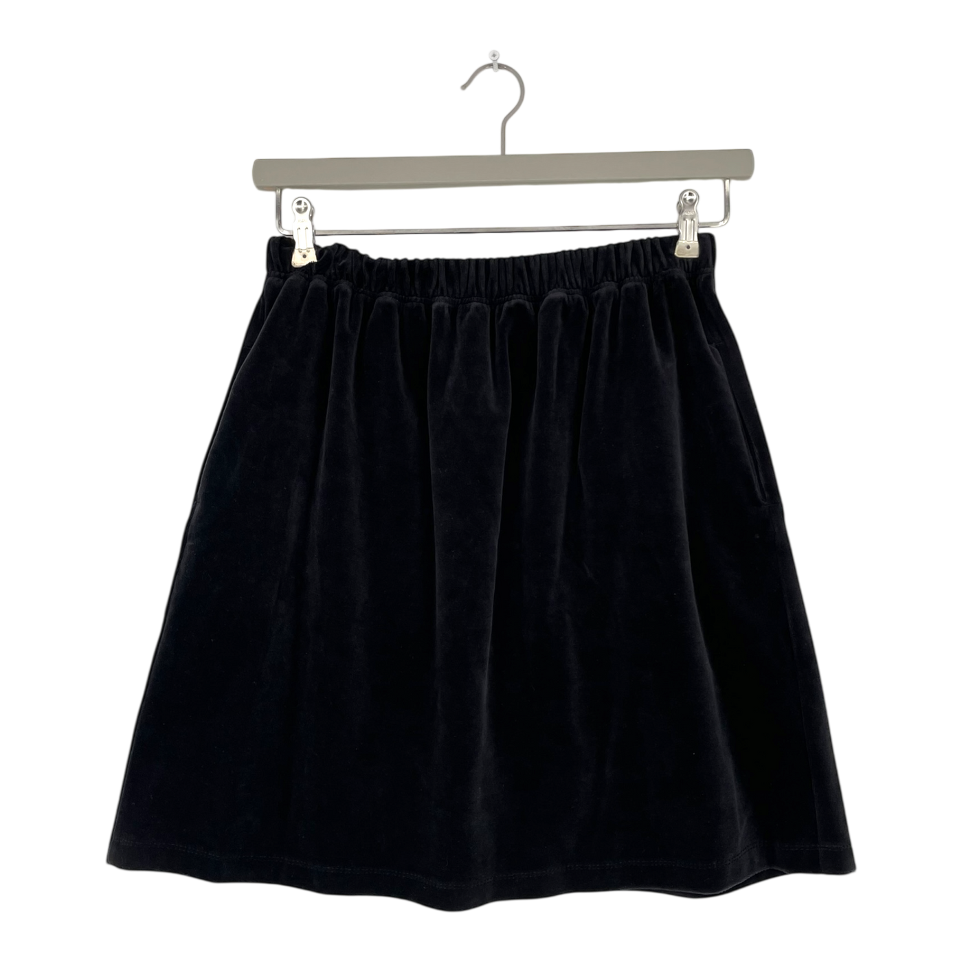 Morico velour skirt, black | woman M