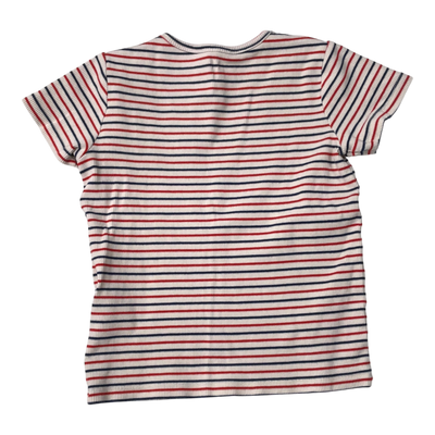 Mini Rodini rib t-shirt, stripe | 104/110cm