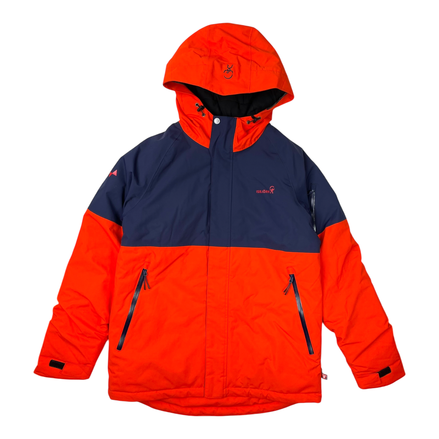 Isbjörn rocker ski winter jacket, red and blue | 158/164cm